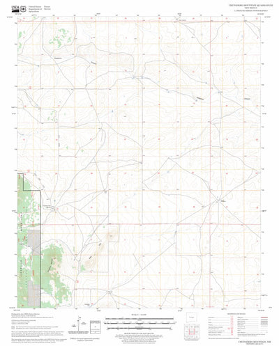 US Forest Service - Topo Chupadero Mountain, NM FSTopo Legacy digital map