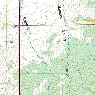 US Forest Service - Topo Church Mountain, NM FSTopo Legacy digital map