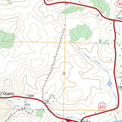US Forest Service - Topo Churchville, VA FSTopo Legacy digital map