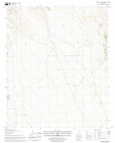 US Forest Service - Topo Cienega Ranch, NM FSTopo Legacy digital map