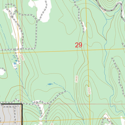 US Forest Service - Topo Cilly Creek, MT FSTopo Legacy digital map