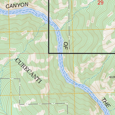 US Forest Service - Topo Cimarron, CO FSTopo Legacy digital map