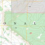 US Forest Service - Topo Ciniza, NM FSTopo Legacy digital map