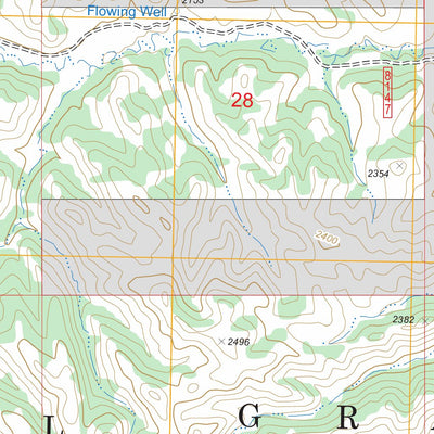 US Forest Service - Topo Cinnamon Creek, ND FSTopo Legacy digital map