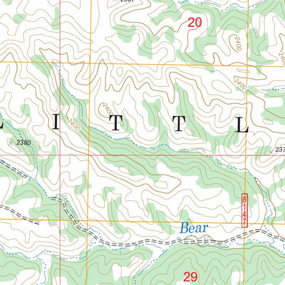 US Forest Service - Topo Cinnamon Creek, ND FSTopo Legacy digital map