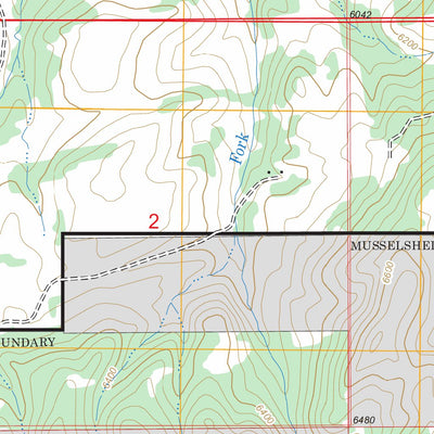 US Forest Service - Topo Cinnamon Peak, MT FSTopo Legacy digital map