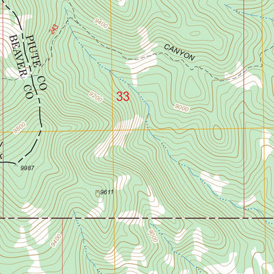 US Forest Service - Topo Circleville Mountain, UT FSTopo Legacy digital map