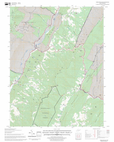 US Forest Service - Topo Circleville, WV FSTopo Legacy digital map