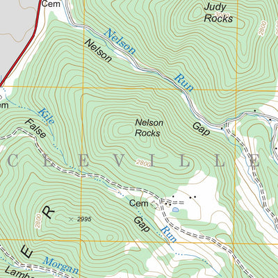 US Forest Service - Topo Circleville, WV FSTopo Legacy digital map