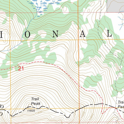 US Forest Service - Topo Cirque Peak, CA FSTopo Legacy digital map