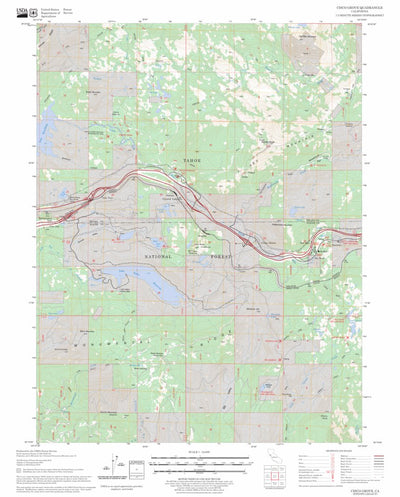 US Forest Service - Topo Cisco Grove, CA FSTopo Legacy digital map