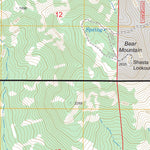 US Forest Service - Topo City of Shasta Lake, CA FSTopo Legacy digital map
