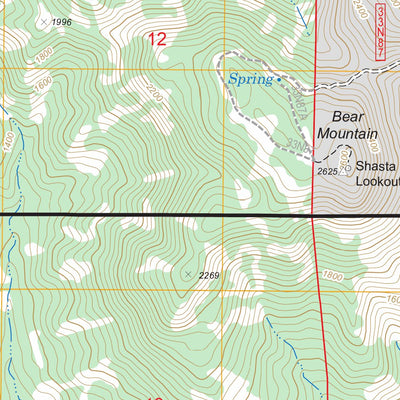 US Forest Service - Topo City of Shasta Lake, CA FSTopo Legacy digital map