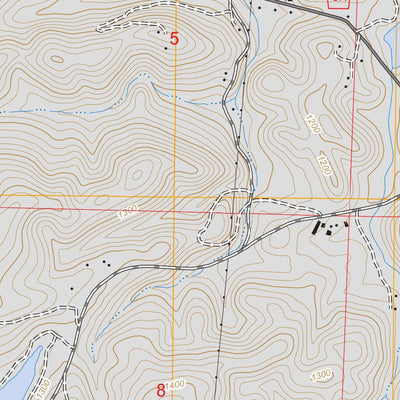 US Forest Service - Topo Clairmont Springs, AL FSTopo Legacy digital map