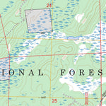 US Forest Service - Topo Clam Lake NE, WI FSTopo Legacy digital map