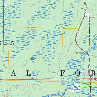 US Forest Service - Topo Clam Lake SW, WI FSTopo Legacy digital map