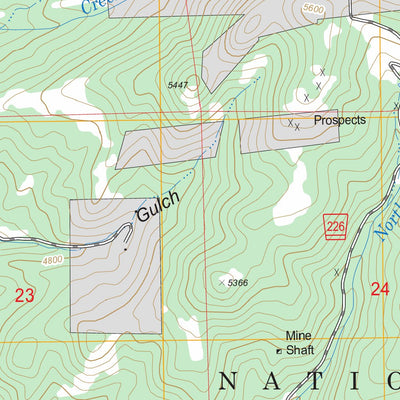 US Forest Service - Topo Clancy, MT FSTopo Legacy digital map