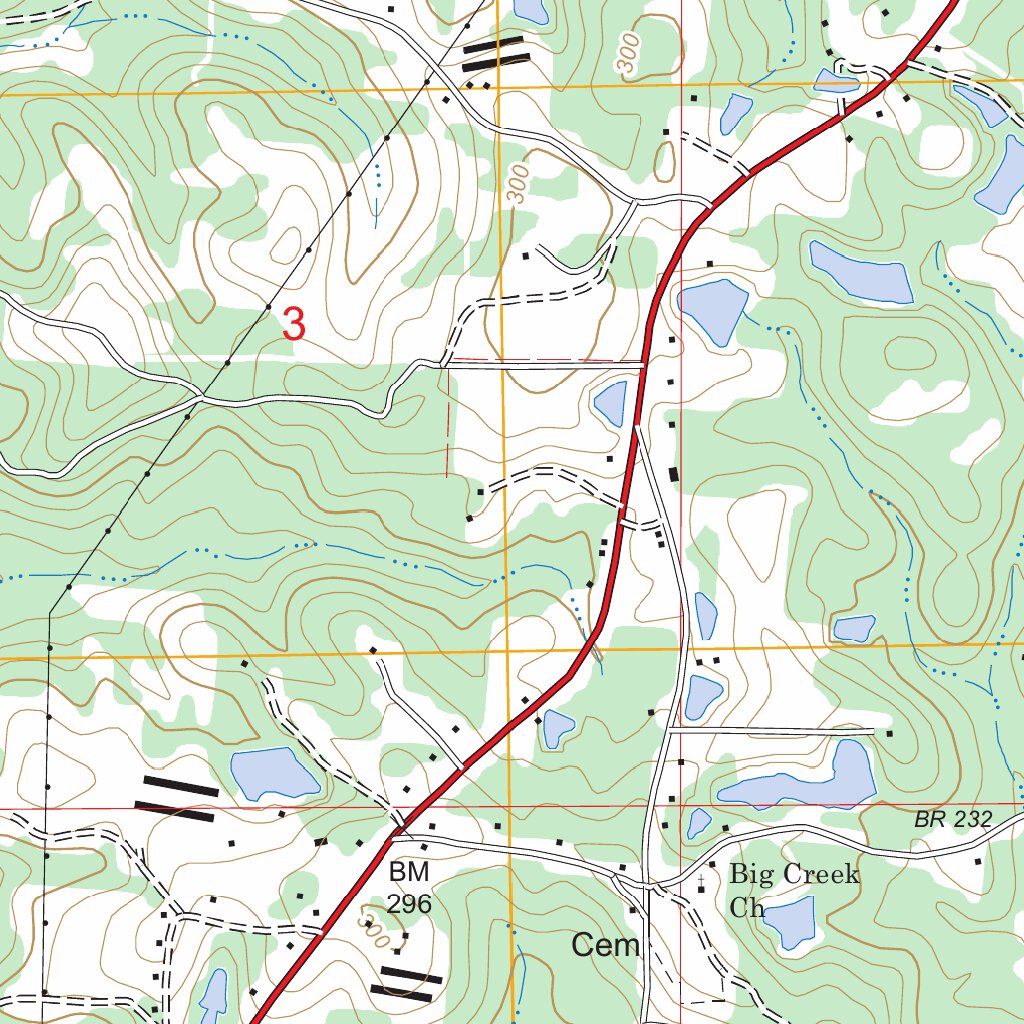 Clara, MS FSTopo Legacy Map by US Forest Service - Topo | Avenza Maps