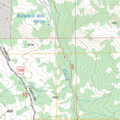 US Forest Service - Topo Claraville, CA FSTopo Legacy digital map