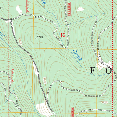 US Forest Service - Topo Clark Mountain, MT FSTopo Legacy digital map