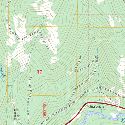 US Forest Service - Topo Clark Mountain, MT FSTopo Legacy digital map