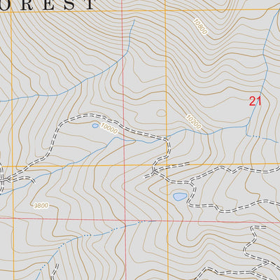 US Forest Service - Topo Clark Peak, CO FSTopo Legacy digital map