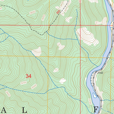 US Forest Service - Topo Clarke Mountain, ID FSTopo Legacy digital map