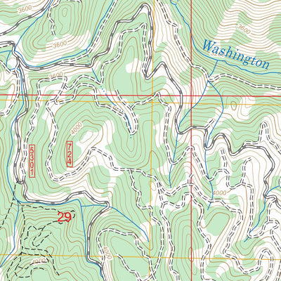 US Forest Service - Topo Clarke Mountain, ID FSTopo Legacy digital map