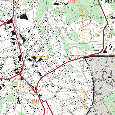 US Forest Service - Topo Clarkesville, GA FSTopo Legacy digital map