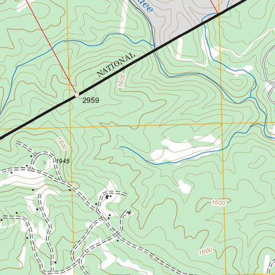 US Forest Service - Topo Clarkesville NE, GA FSTopo Legacy digital map