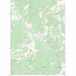 US Forest Service - Topo Clarkia, ID FSTopo Legacy digital map