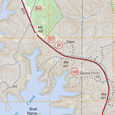 US Forest Service - Topo Clarks Hill, SC - GA FSTopo Legacy digital map