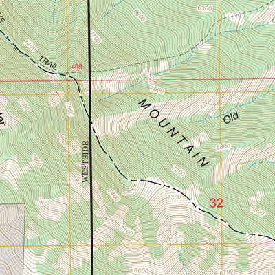 US Forest Service - Topo Clarkston, UT - ID FSTopo Legacy digital map
