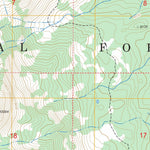 US Forest Service - Topo Clause Peak, WY FSTopo Legacy digital map