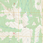 US Forest Service - Topo Clause Peak, WY FSTopo Legacy digital map