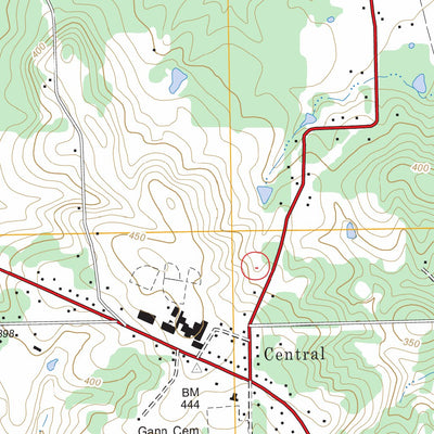 US Forest Service - Topo Clawson, TX FSTopo Legacy digital map