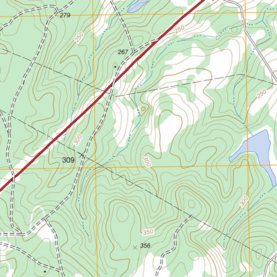 US Forest Service - Topo Clawson, TX FSTopo Legacy digital map