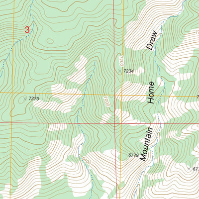 US Forest Service - Topo Clay Basin, UT - WY FSTopo Legacy digital map