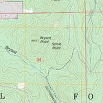 US Forest Service - Topo Clay Springs, AZ FSTopo Legacy digital map