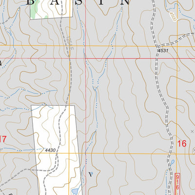 US Forest Service - Topo Clay Spur, WY FSTopo Legacy digital map
