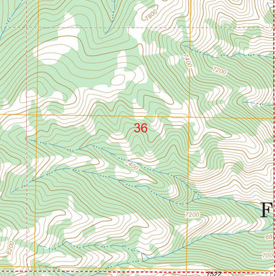 US Forest Service - Topo Clayton Mountain, WY FSTopo Legacy digital map