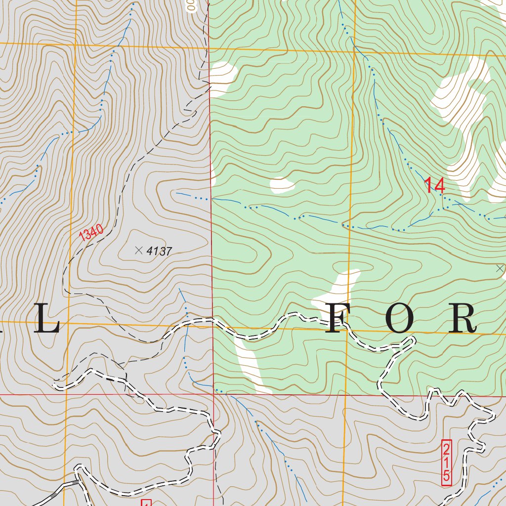 Cle Elum Lake, WA FSTopo Legacy Map by US Forest Service - Topo ...