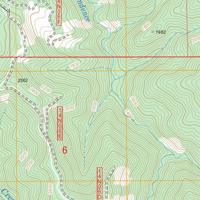 US Forest Service - Topo Clear Creek, CA FSTopo Legacy digital map