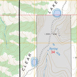 US Forest Service - Topo Clear Lake Ridge, OR FSTopo Legacy digital map