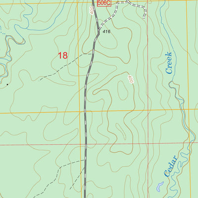 US Forest Service - Topo Clear Springs, MS FSTopo Legacy digital map
