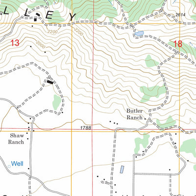 US Forest Service - Topo Clearlake Oaks, CA FSTopo Legacy digital map