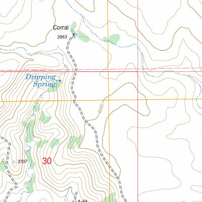 US Forest Service - Topo Cleator, AZ FSTopo Legacy digital map