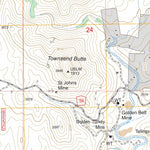 US Forest Service - Topo Cleator, AZ FSTopo Legacy digital map