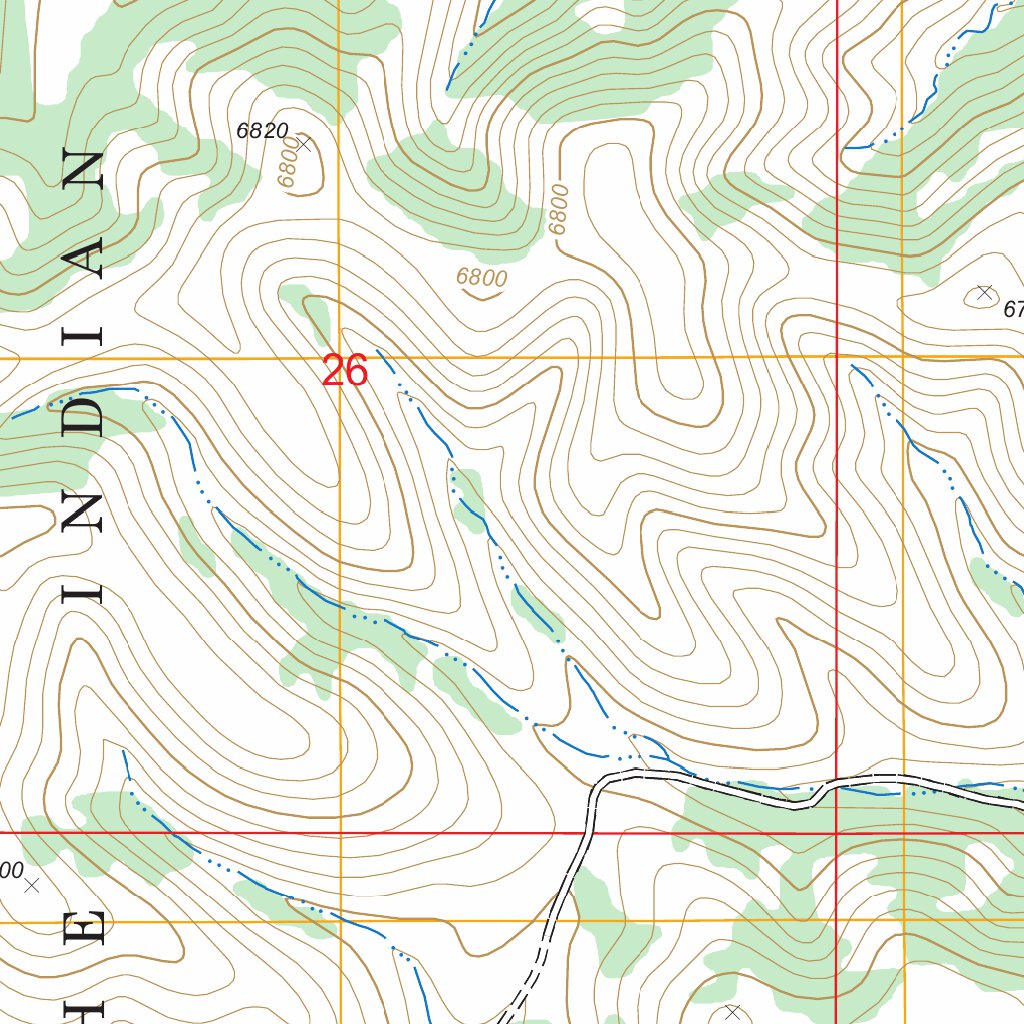 Clements Ranch, NM FSTopo Legacy Map by US Forest Service - Topo ...