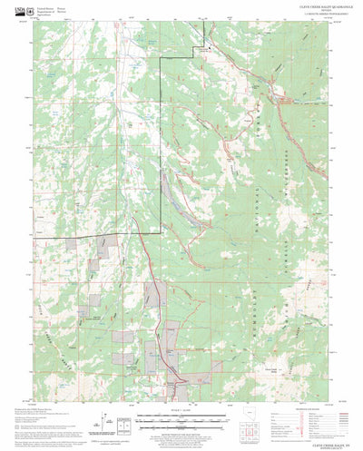 US Forest Service - Topo Cleve Creek Baldy, NV FSTopo Legacy digital map